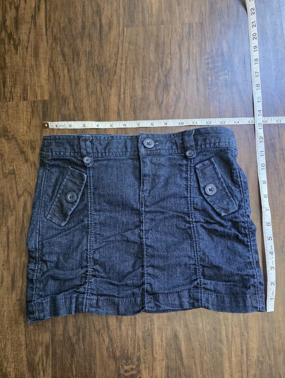 Miley Cyrus Max Azria Denim Scruch Skirt NEW Size 5